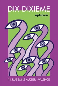 Affiche Dix Dixième 2003 - Roland Salti