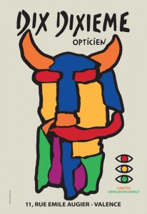 Affiche Dix Dixième 2010 - Roland Salti