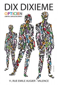 Affiche Dix Dixième 2011 - Roland Salti
